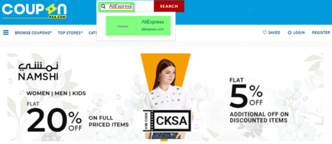 Aliexpress Coupon.sa