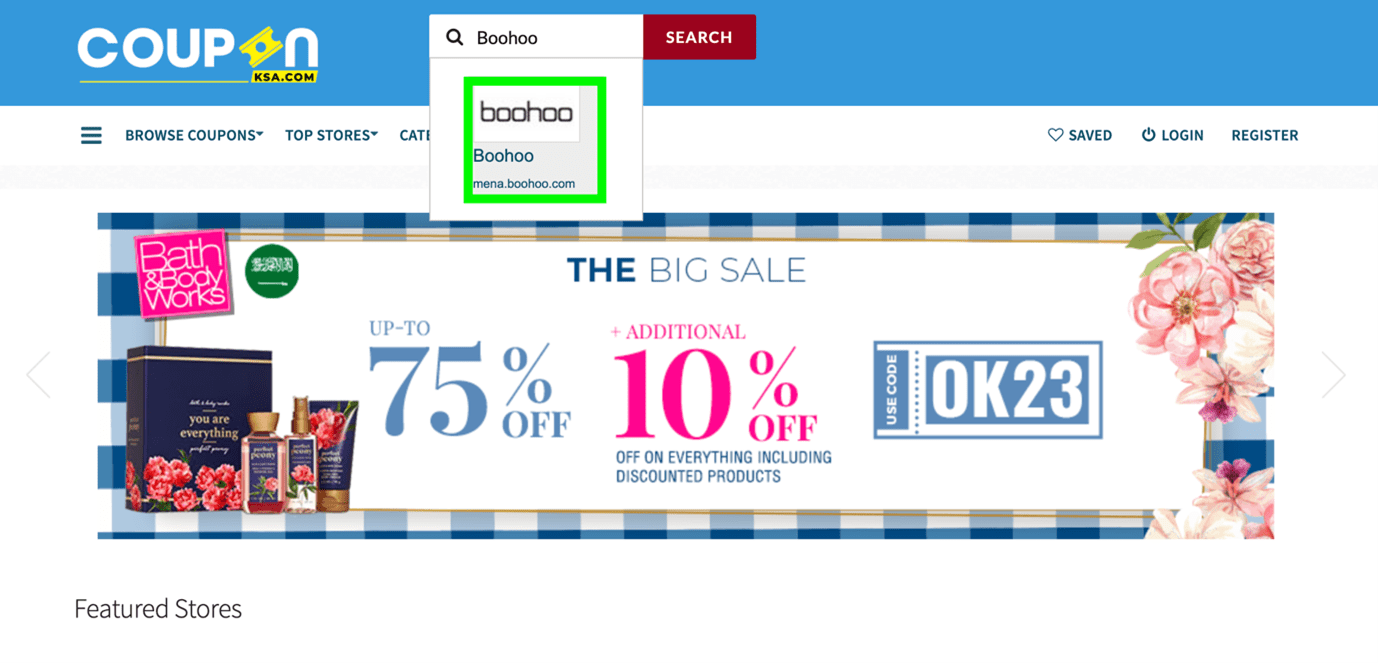 Boohoo Coupon.sa