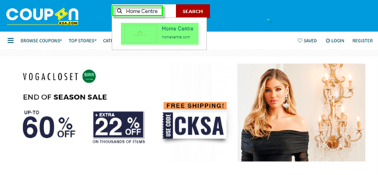 Homecentre Coupon.sa