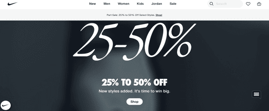 Check Nike Website