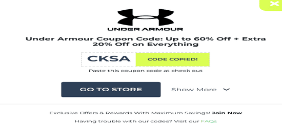 Under Armour Coupon Code